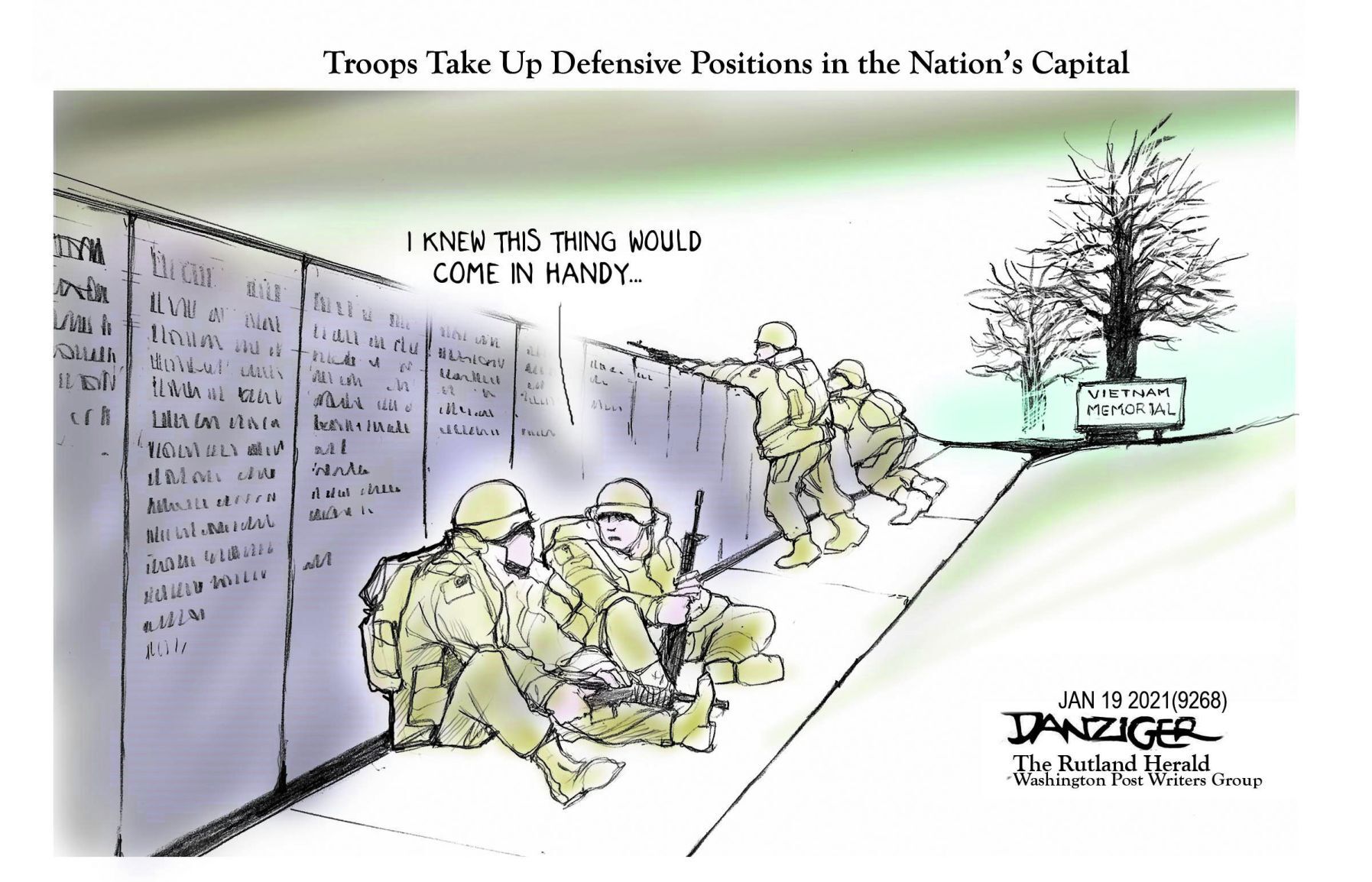Jeff Danziger cartoon